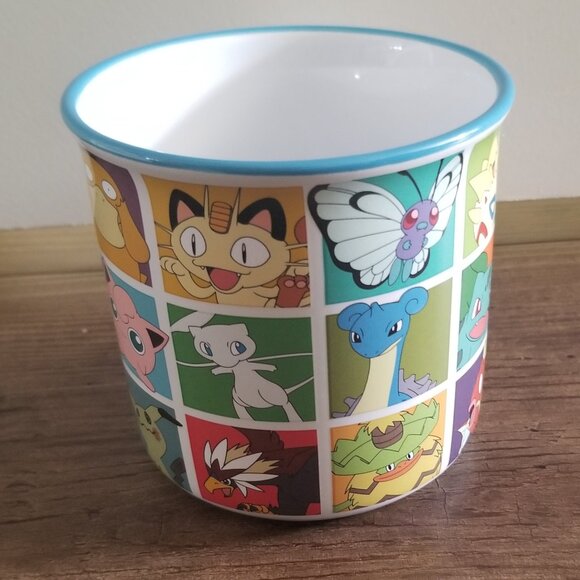 Pokemon Ceramic Retro Camper Style Mug (Character Grid print) - Picture 3 of 8
